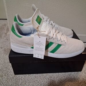Adidas Busenitz Size 11 Green/ White Stripes